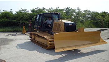 Construction Machinery Traction Force Measure Test Site